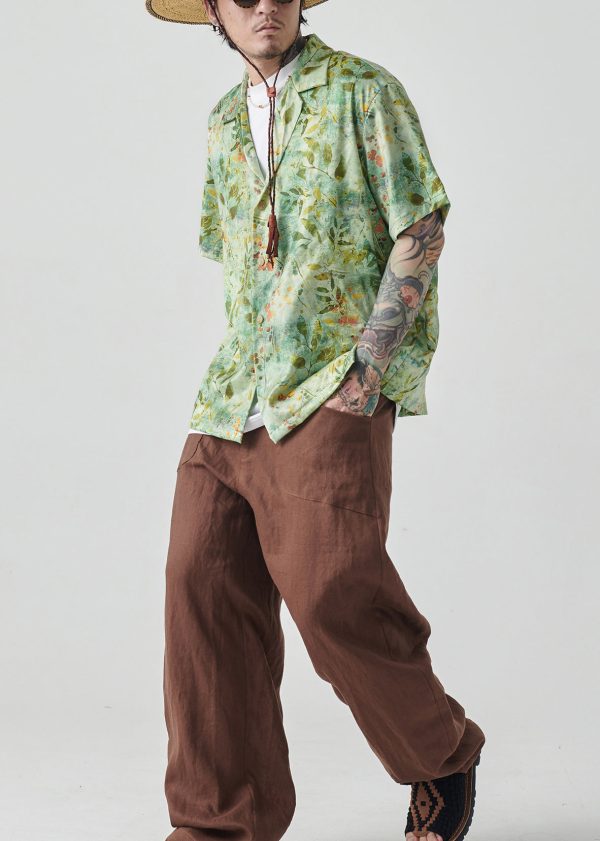 Original Japanese Wizard of Oz Men Hawaiian Shirt Short Sleeved Online Hot Sale - Image 3